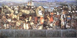 Diego Rivera - El mercado de Tlatelolco