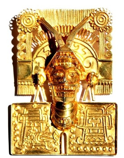 Pectoral de oro. Tumba de Monte Albán