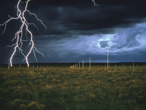 Land art - Lightning field